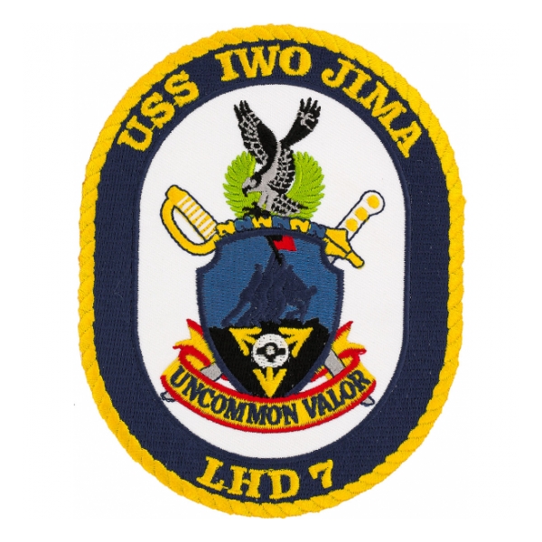USS Iwo Jima LHD-7 Ship Patch