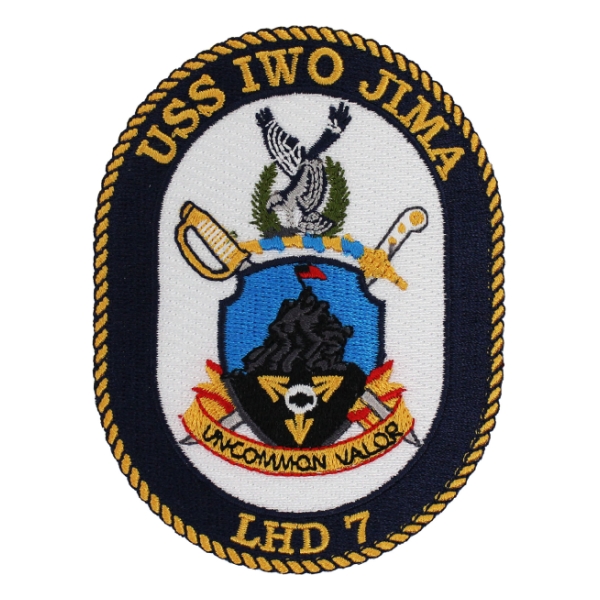 USS Iwo Jima LHD-7 Ship Patch