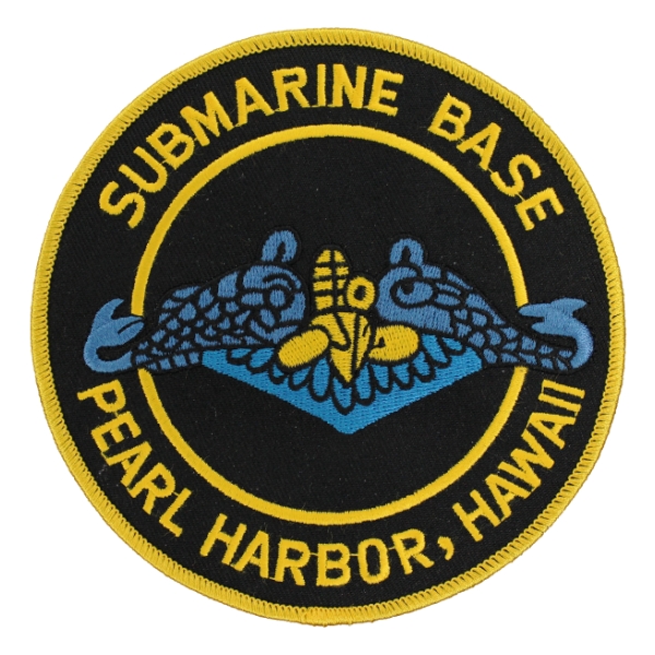 Naval Submarine Base Pearl Harbor Hawaii Patch