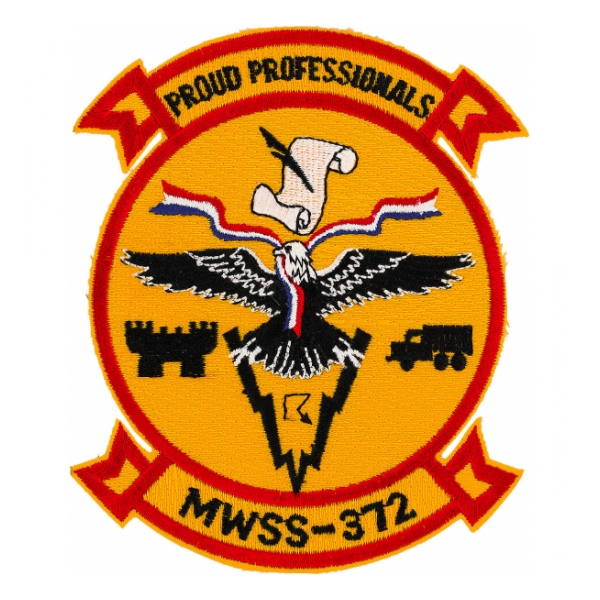 Marine Wing Support Squadron  MWSS-372 Patch