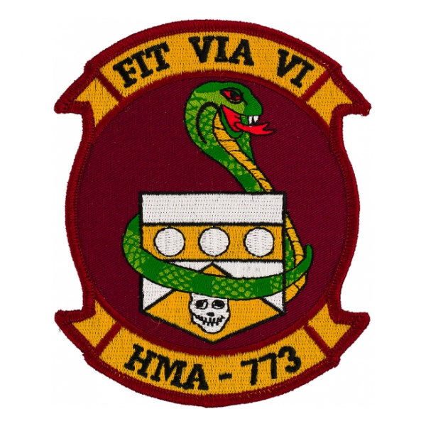 Marine Attack Helicopter Squadron HMA-773 Patch