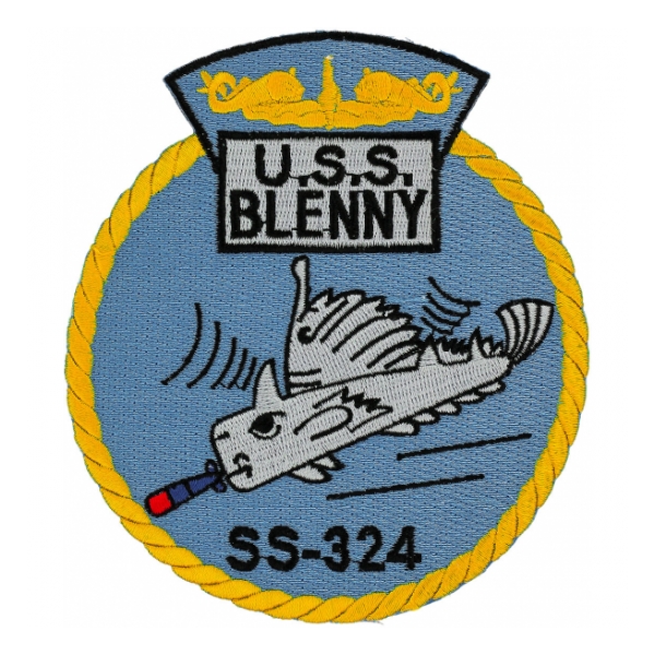 USS Blenny SS-324 Patch