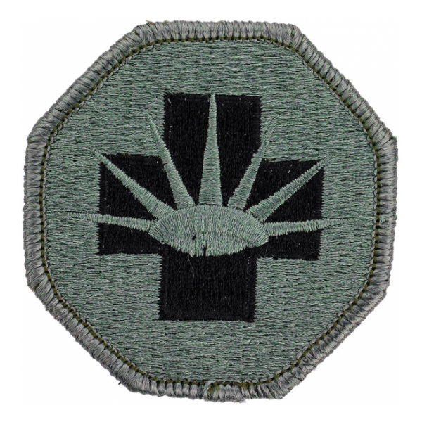 8th Medical Brigade Patch Foliage Green (With Hook Fastener)