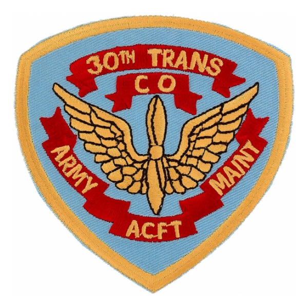 30th Transport Company Army ACFT Maint. Patch