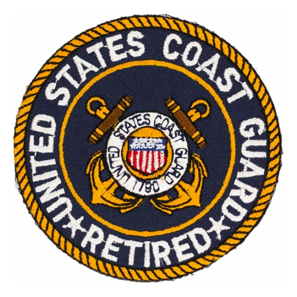 Coast Guard Retired Patch