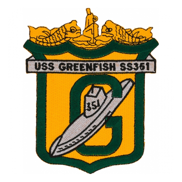 USS Green Fish SS-351 Patch