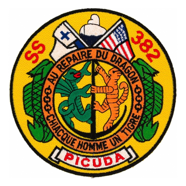 USS Picuda SS-382 Patch