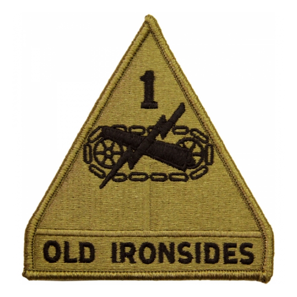 1st Armor Division Scorpion / OCP Patch With Hook Fastener