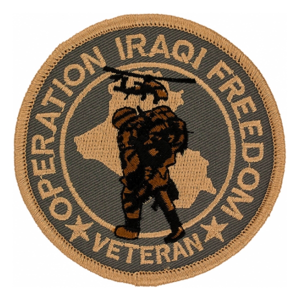 Operation Iraqi Freedom Veteran Patch (Desert)