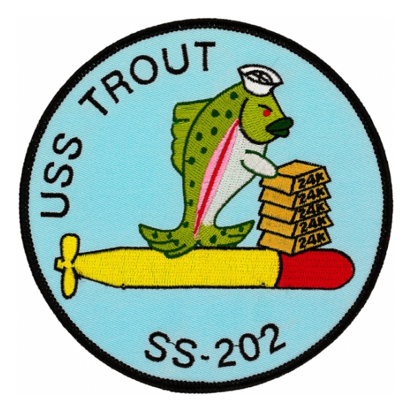 USS Trout SS-202 Submarine Patch