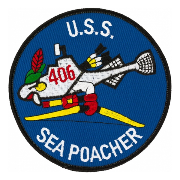 USS Sea Poacher SS-406 Submarine Patch