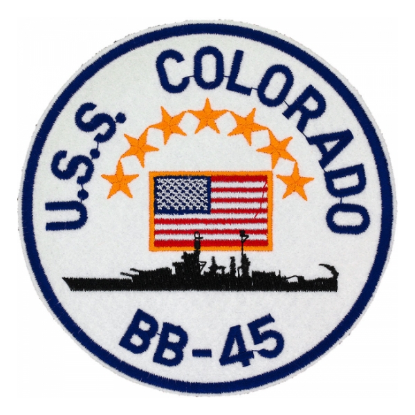 USS Colorado BB-45 Ship Patch