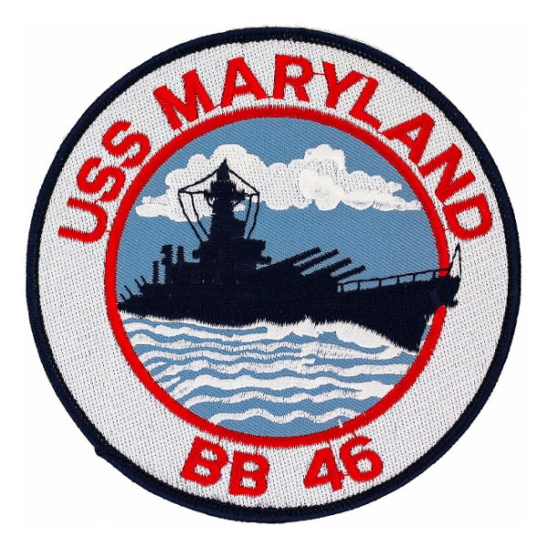 USS Maryland BB-46 Ship Patch