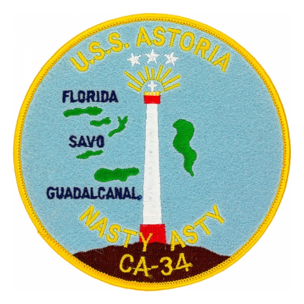 USS Astoria CA-34 Ship Patch