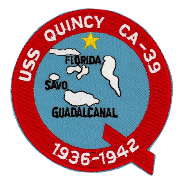 USS Quincy CA-39 Ship Patch