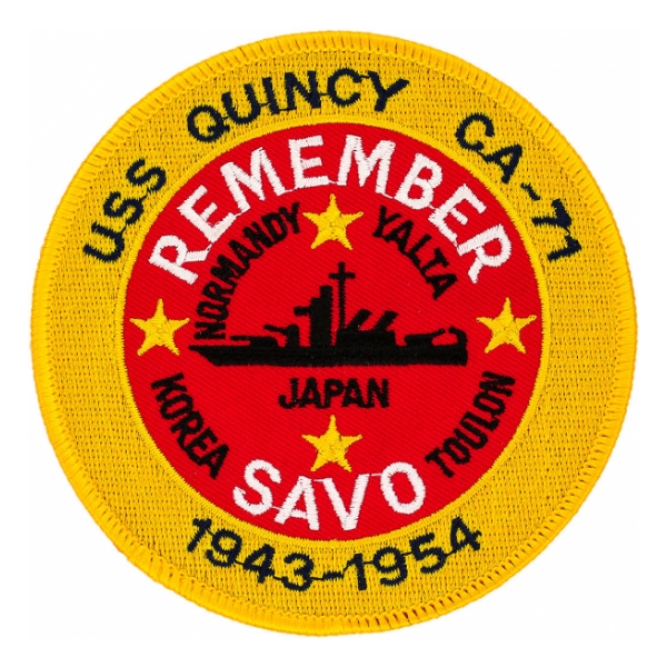 USS Quincy CA-71 Ship Patch