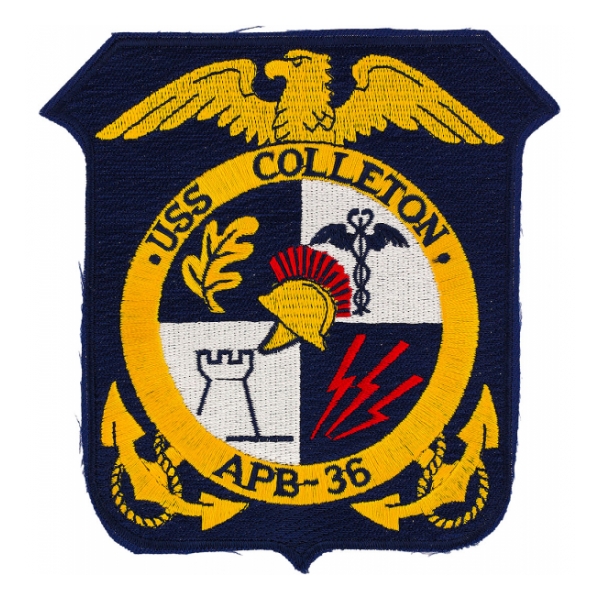 USS Colleton APB-36 Ship Patch