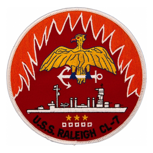 USS Raleigh CL-7 Ship Patch