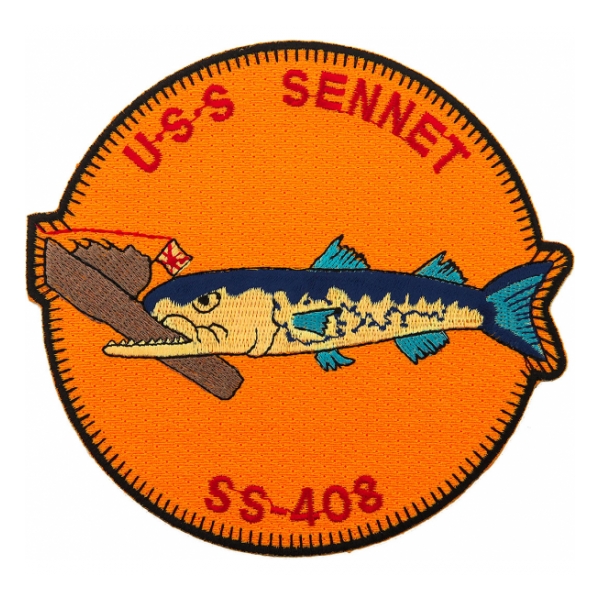 USS Sennet SS-408 WWII Submarine Patch
