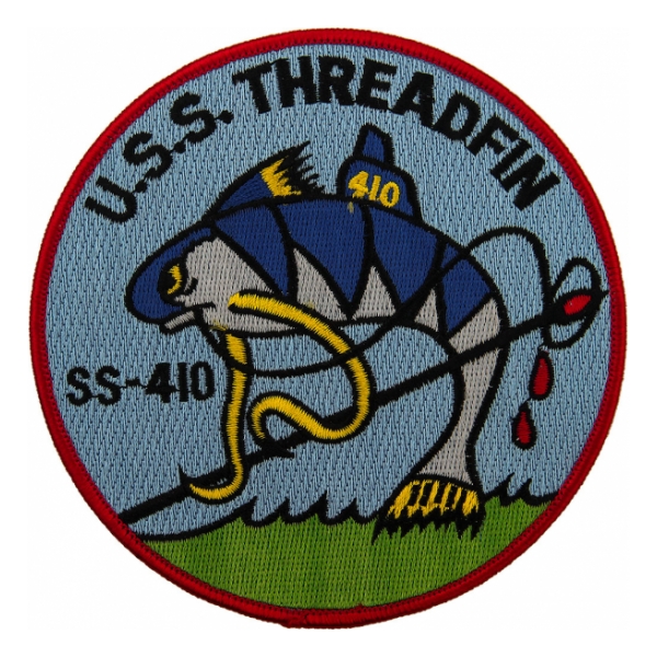 USS Threadfin SS-410 WWII Submarine Patch