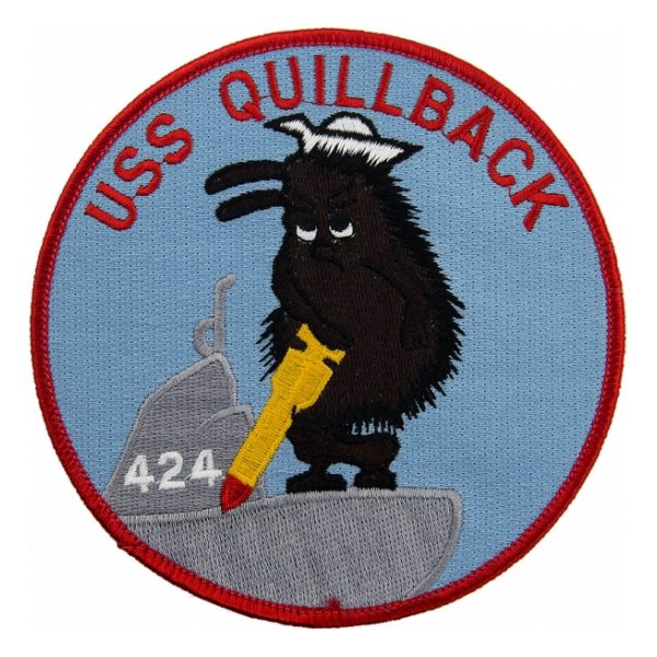 USS Quillback SS-424 Animal Submarine Patch