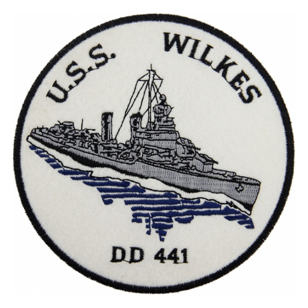 USS Wilkes DD-441 Ship Patch