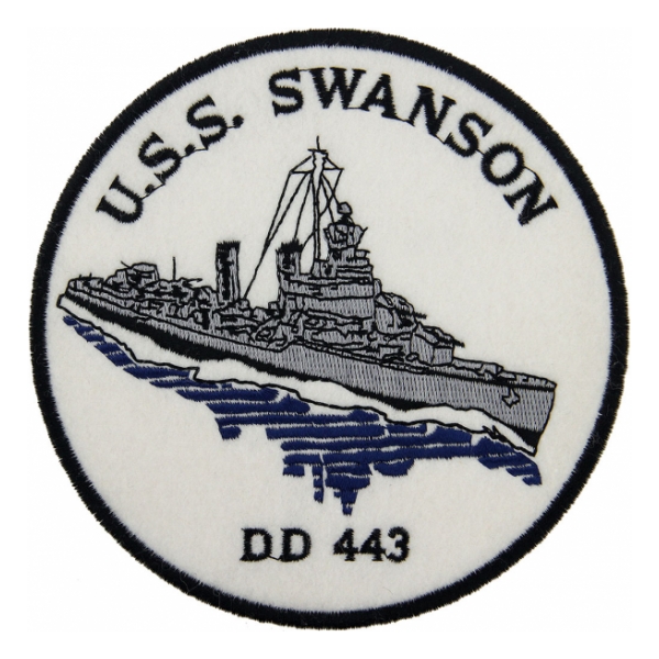 USS Swanson DD-443 Ship Patch