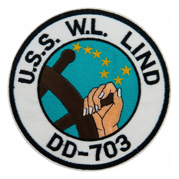 USS W.L. Lind DD-703 Ship Patch