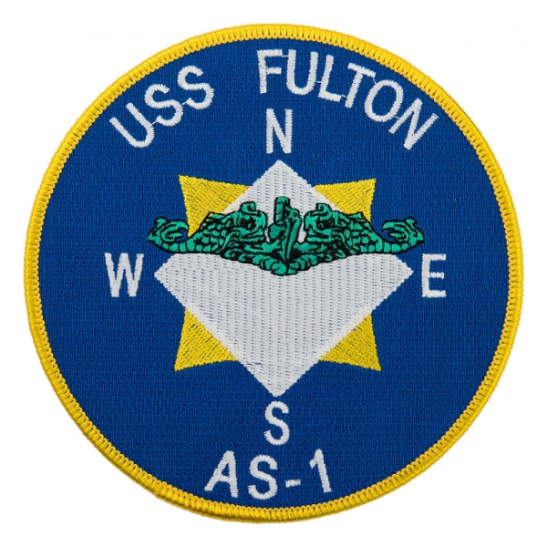 USS Fulton AS-1 Ship Patch