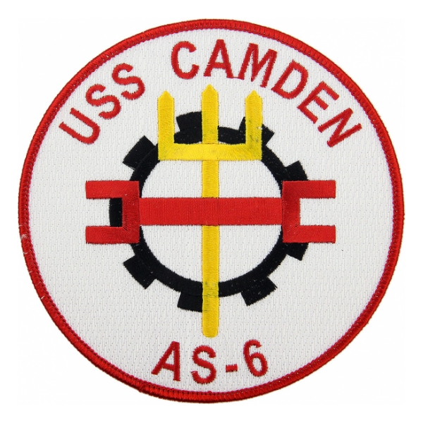 USS Camden AS-6 Ship Patch