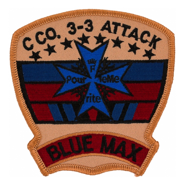 C Company 3-3 Attack Blue Max Patch