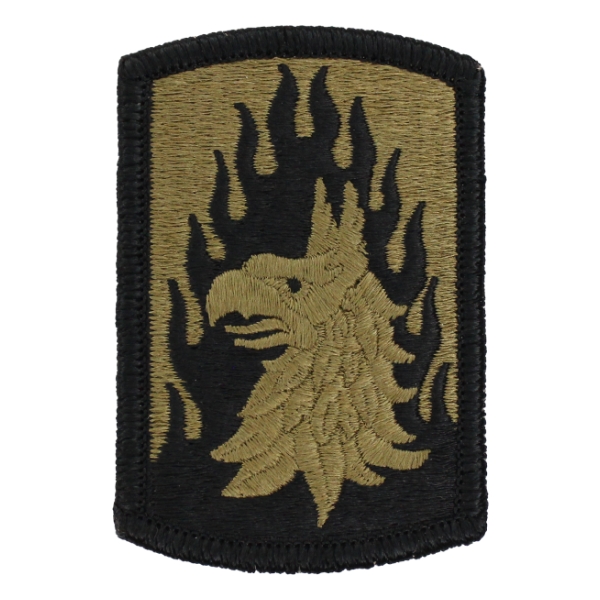 12th Aviation Brigade Scorpion / OCP Patch With Hook Fastener