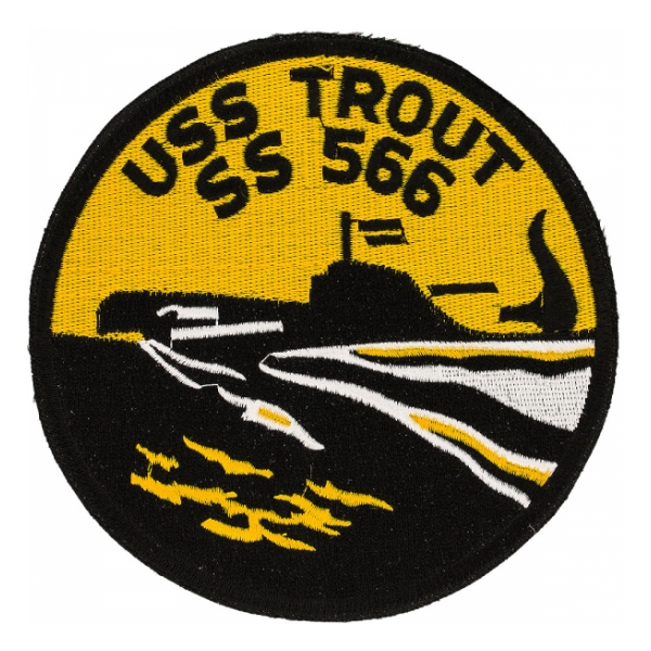 USS Trout SS-566 Patch