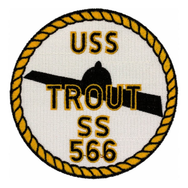 USS Trout SS-566 Patch