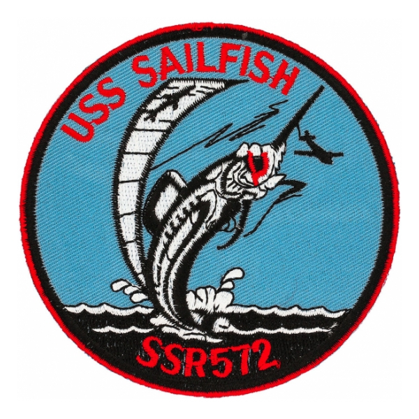 USS Sail Fish SSR-572 Patch