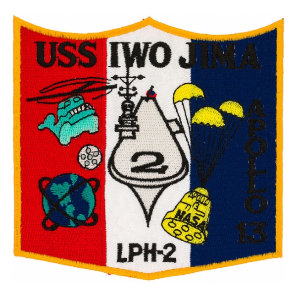 USS Iwo Jima Apollo 13 LPH-2 Ship Patch