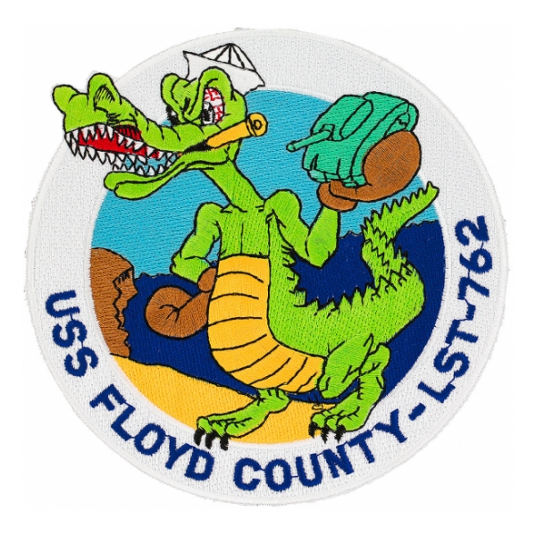 USS Floyd County LST-762 Ship Patch