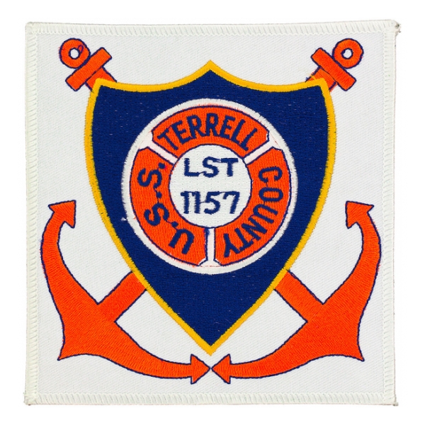 USS Terrell County LST-1157 Ship Patch