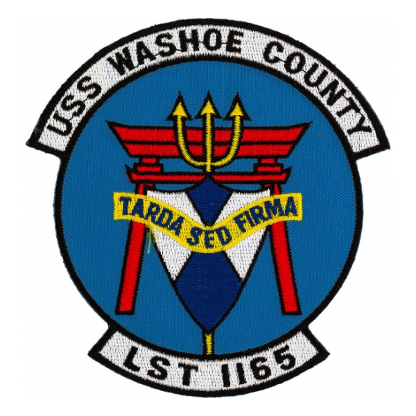 USS Washoe County LST-1165 Ship Patch