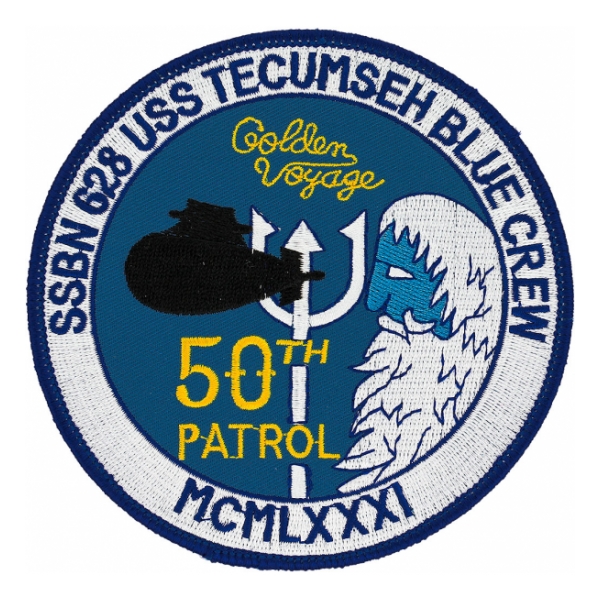 USS Tecumseh SSBN-628 Patch