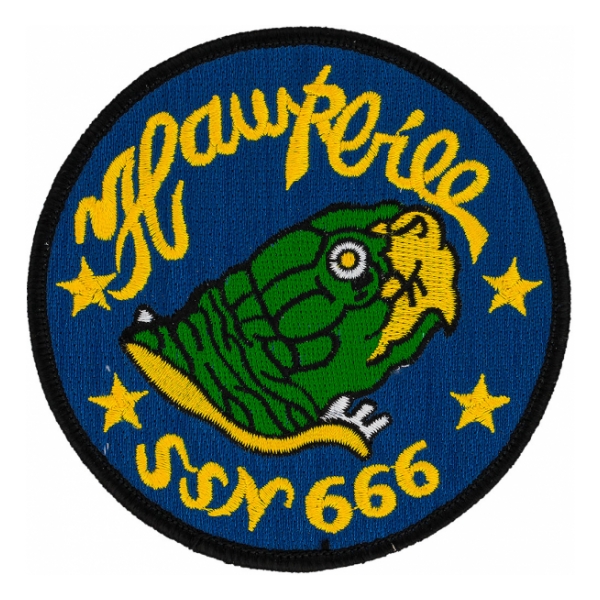 USS Hawkbill SSN-666 Patch