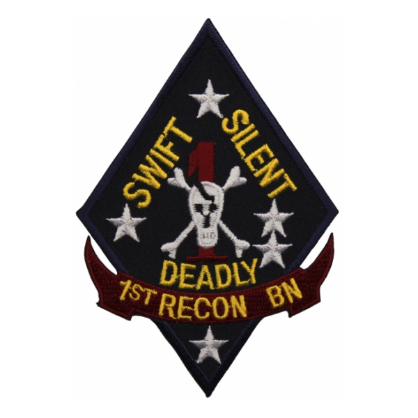 1st Marine Recon Battalion Patch