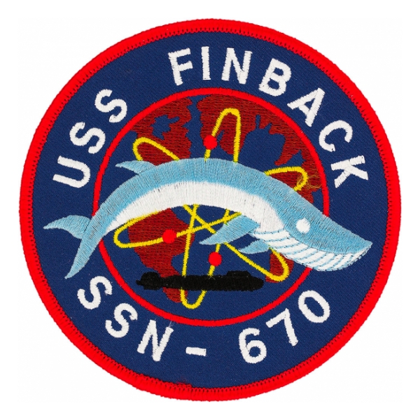 USS Finback SSN-670 Patch