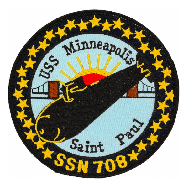 USS Minneapolis SSN-708 Patch