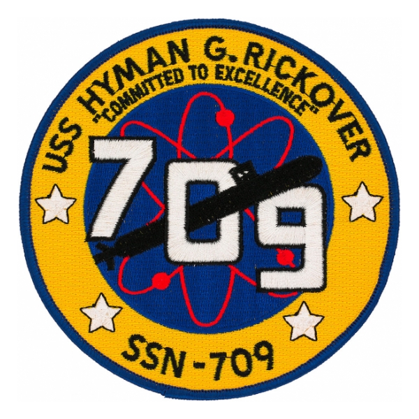 USS Hymann G. Rickover SSN-709 Patch