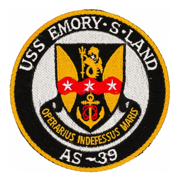 USS Emory S. Land AS-39 Patch
