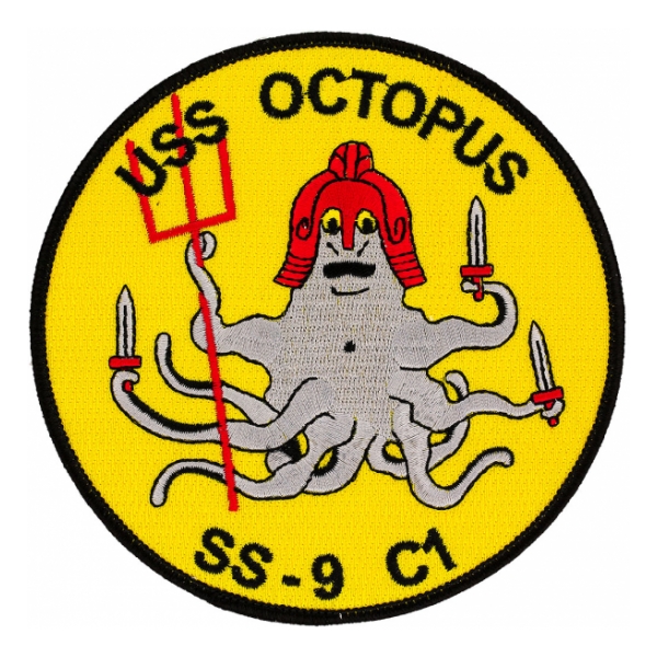 USS Octopus C-1 SS-9 Submarine Patch
