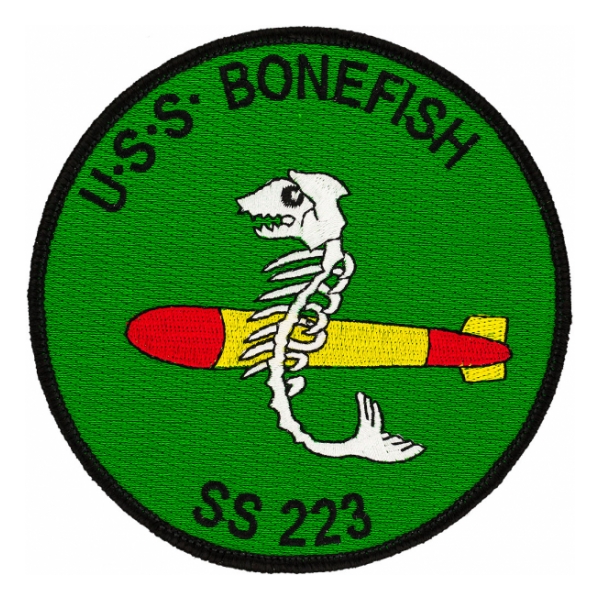 USS Bone Fish SS-223 Submarine Patch