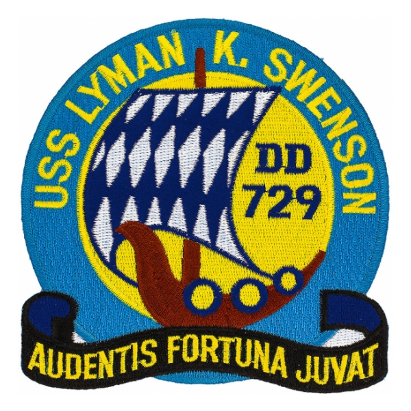 USS Swenson DD-729 Ship Patch