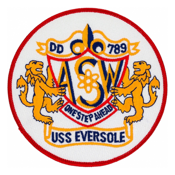 USS Eversole DD-789 Ship Patch